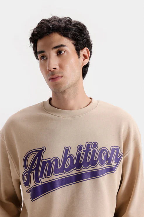 Slogan Print Sweatshirt
